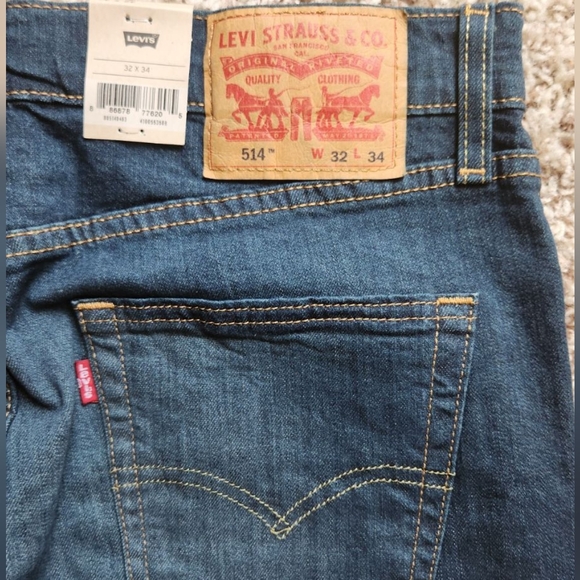 NWT Levi's 514 Straight 32x34 - Picture 2 of 3